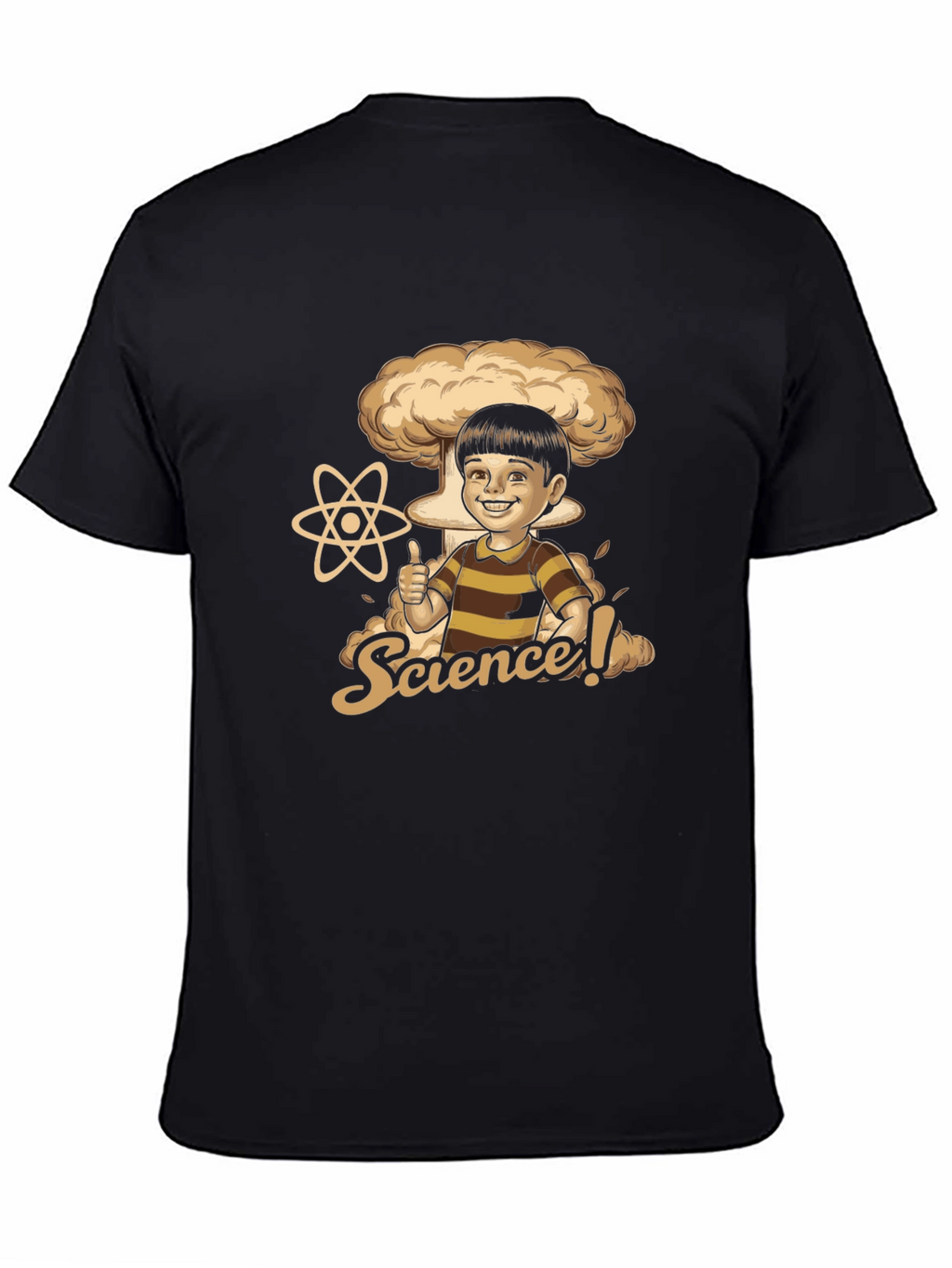 Science Humor Graphic Tee - Black