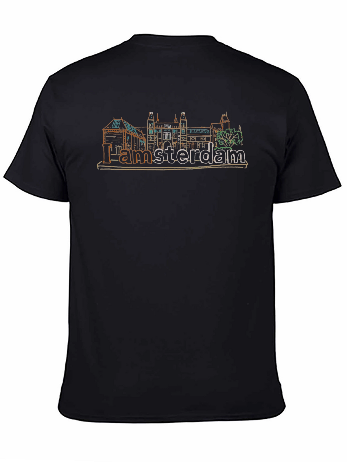 I Amsterdam T-Shirt - City Skyline Graphic Tee