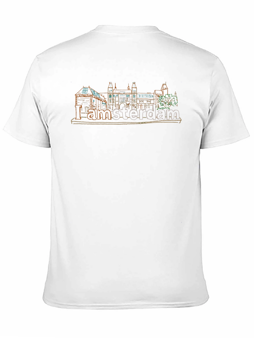 I Amsterdam T-Shirt - City Skyline Graphic Tee