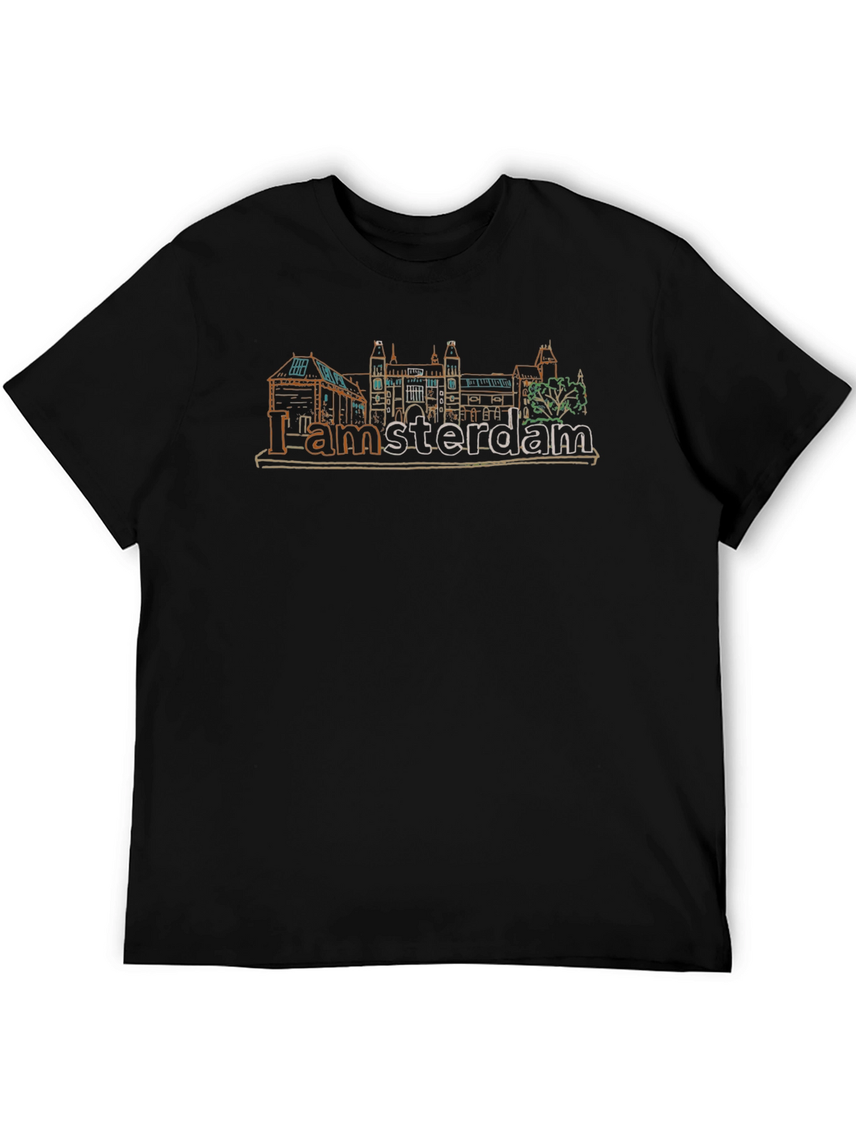 I Amsterdam T-Shirt - City Skyline Graphic Tee