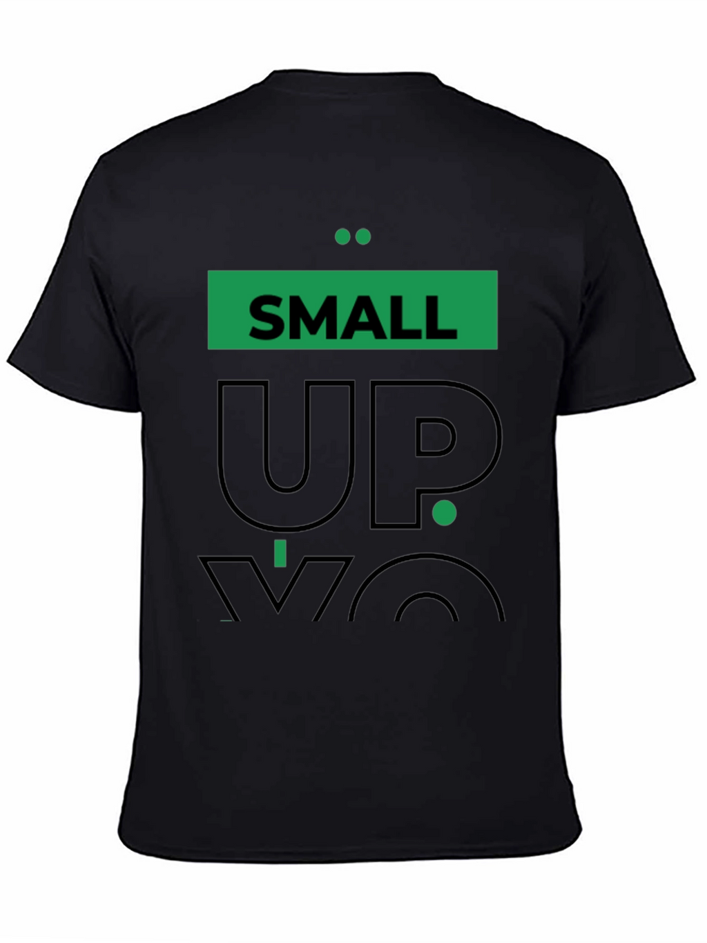 Small Up NYC Black Graphic Tee