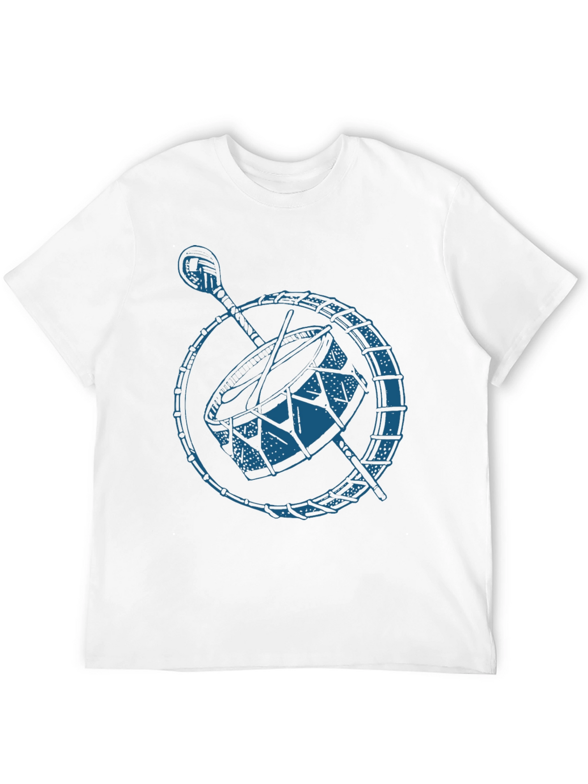 Drum Graphic Black T-Shirt