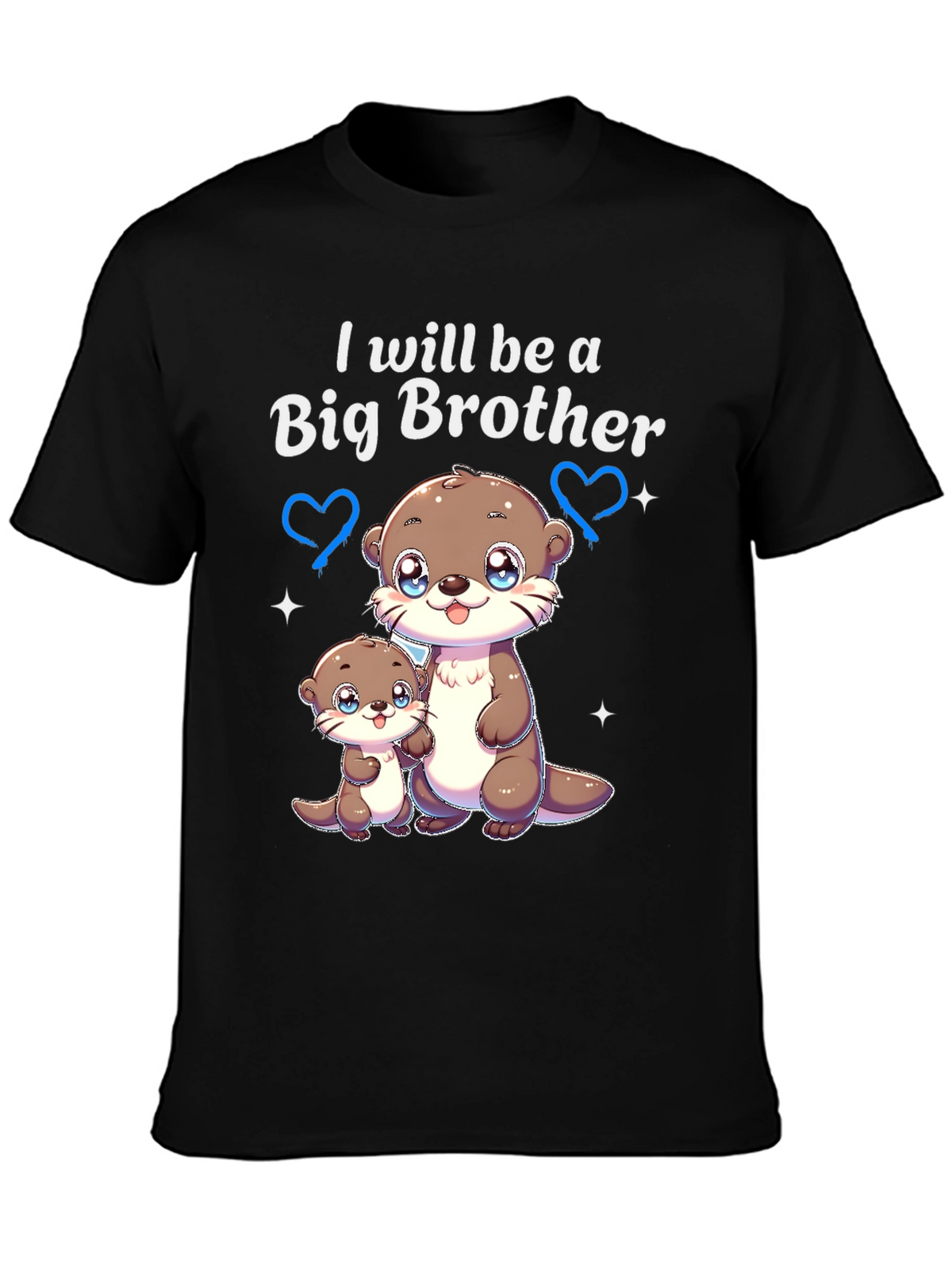Big Brother Otter T-Shirt - Cute Pregnancy Announcement Tee