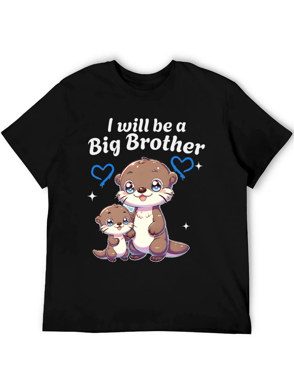 Big Brother Otter T-Shirt - Cute Pregnancy Announcement Tee