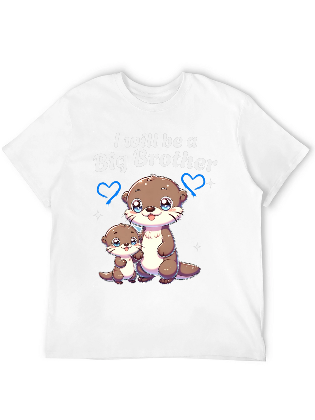 Big Brother Otter T-Shirt - Cute Pregnancy Announcement Tee