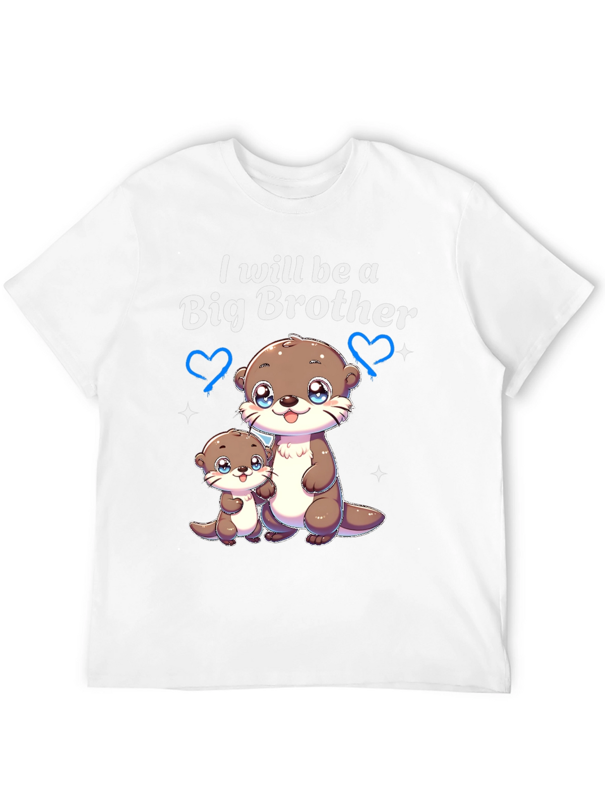 Big Brother Otter T-Shirt - Cute Pregnancy Announcement Tee