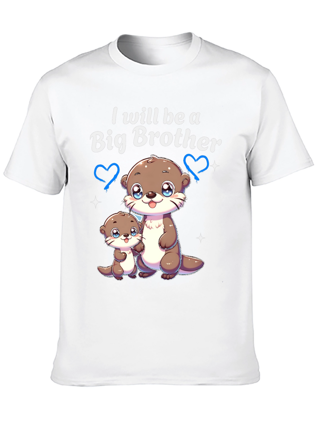 Big Brother Otter T-Shirt - Cute Pregnancy Announcement Tee