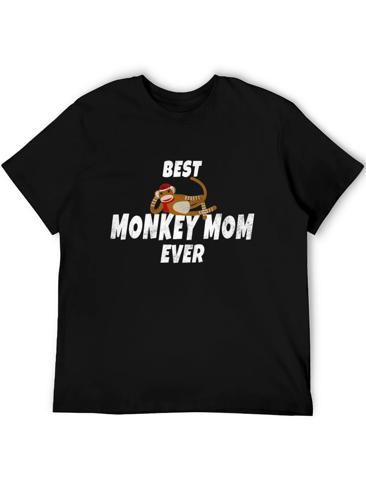 Best Monkey Mom Ever T-Shirt - Novelty Graphic Tee