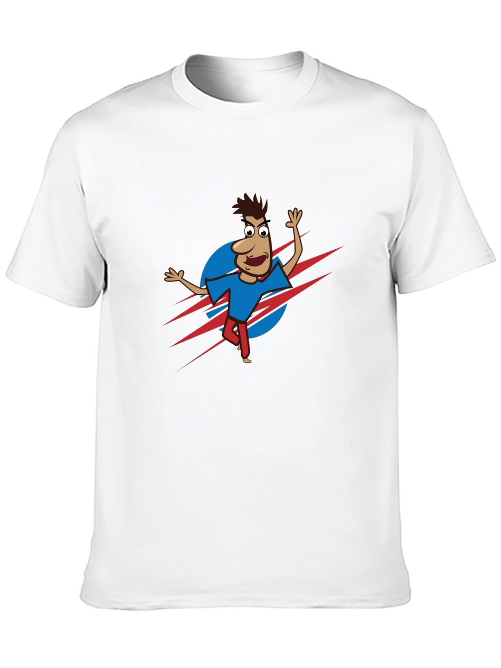 Cartoon Character Graphic Black T-Shirt