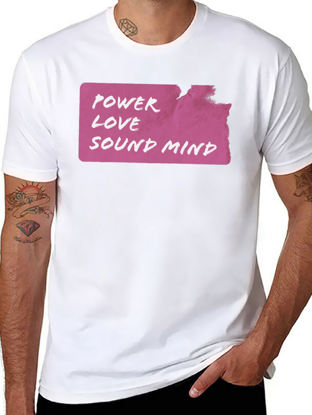Power Love Sound Mind Graphic T-Shirt