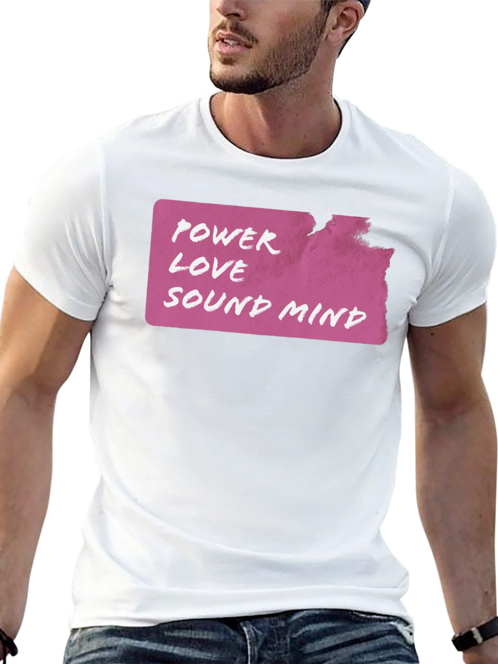 Power Love Sound Mind Graphic T-Shirt