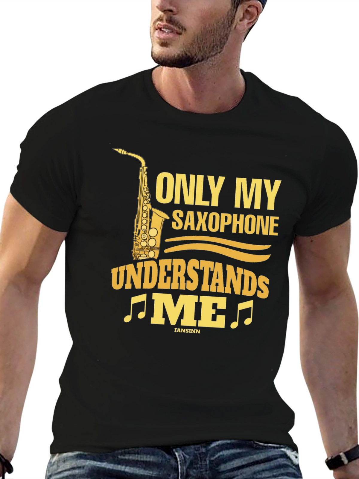 Saxophone Lover T-Shirt - Only My Saxophone Understands Me!