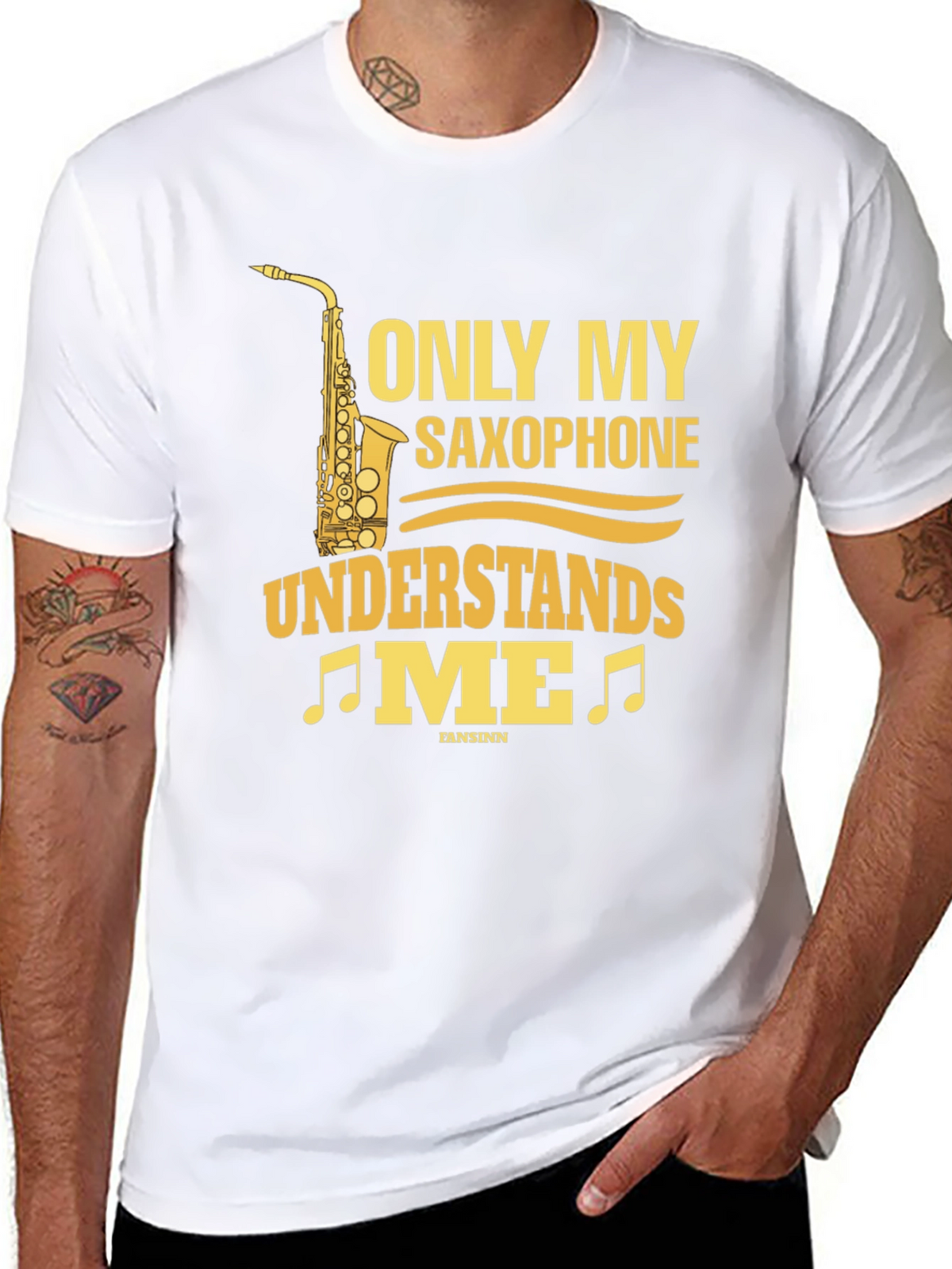 Saxophone Lover T-Shirt - Only My Saxophone Understands Me!