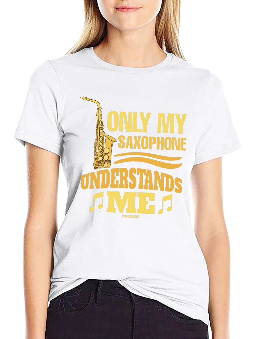 Saxophone Lover T-Shirt - Only My Saxophone Understands Me!