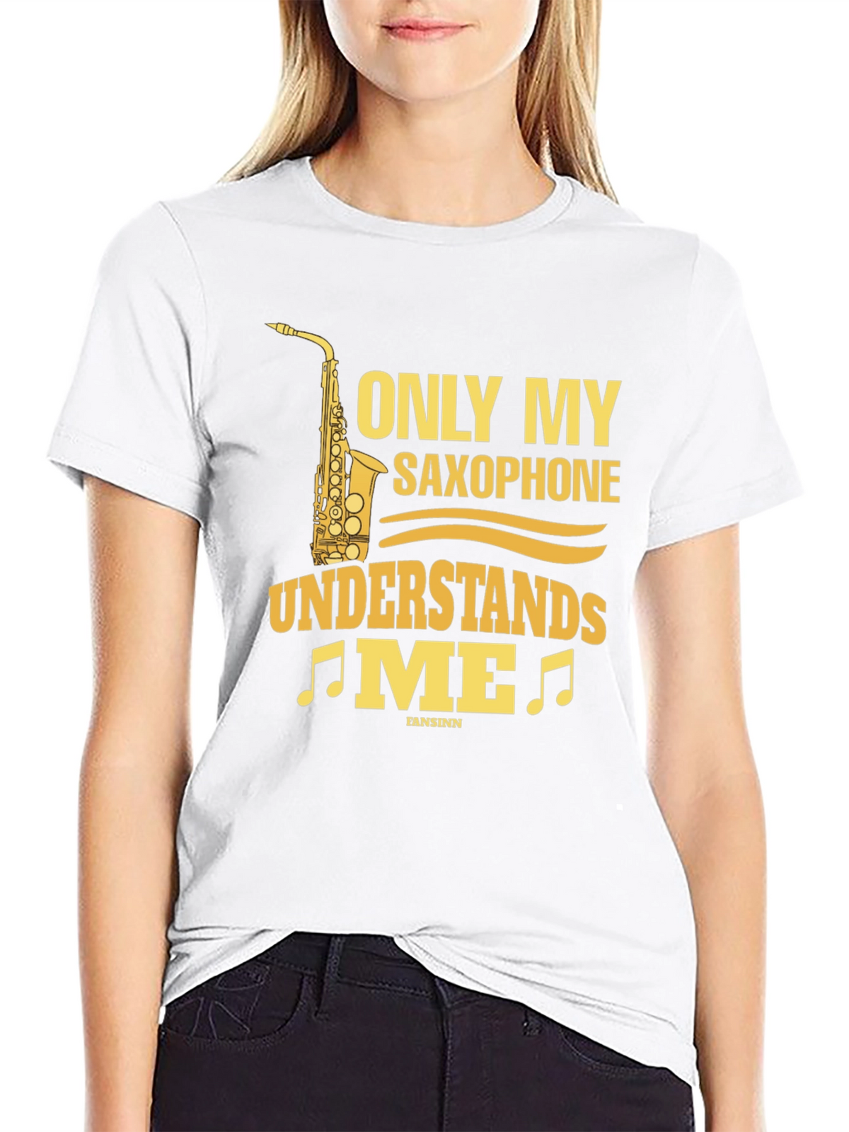 Saxophone Lover T-Shirt - Only My Saxophone Understands Me!