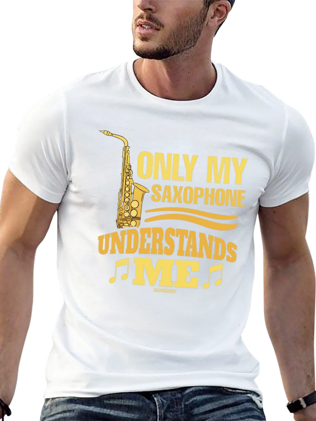 Saxophone Lover T-Shirt - Only My Saxophone Understands Me!
