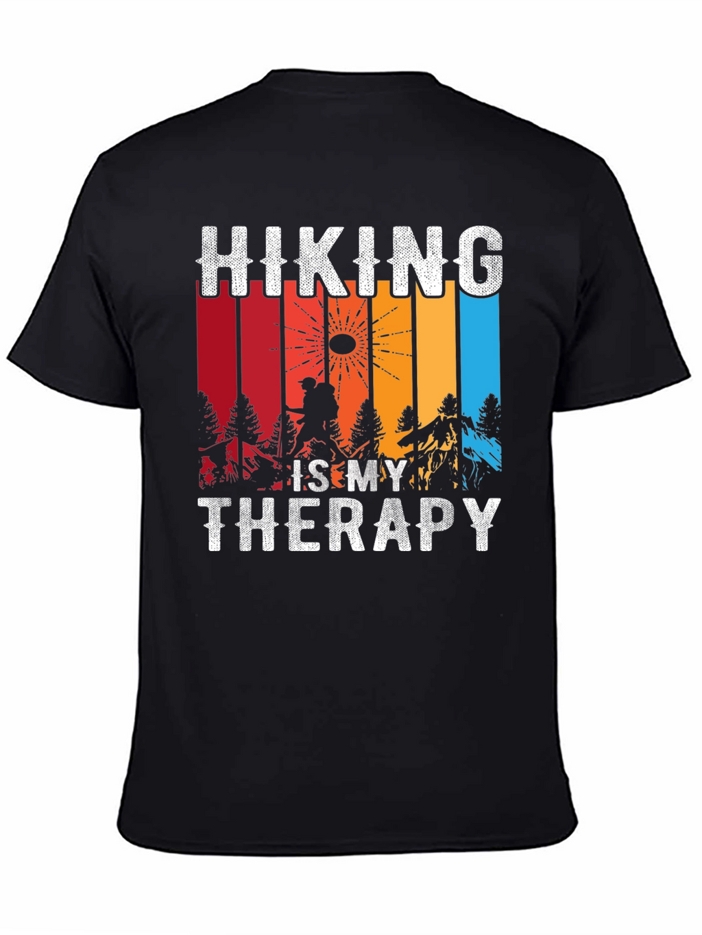 Hiking is My Therapy Graphic Tee