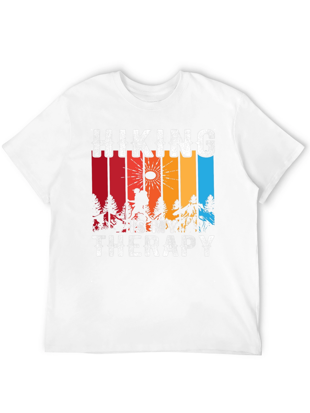 Hiking is My Therapy Graphic Tee