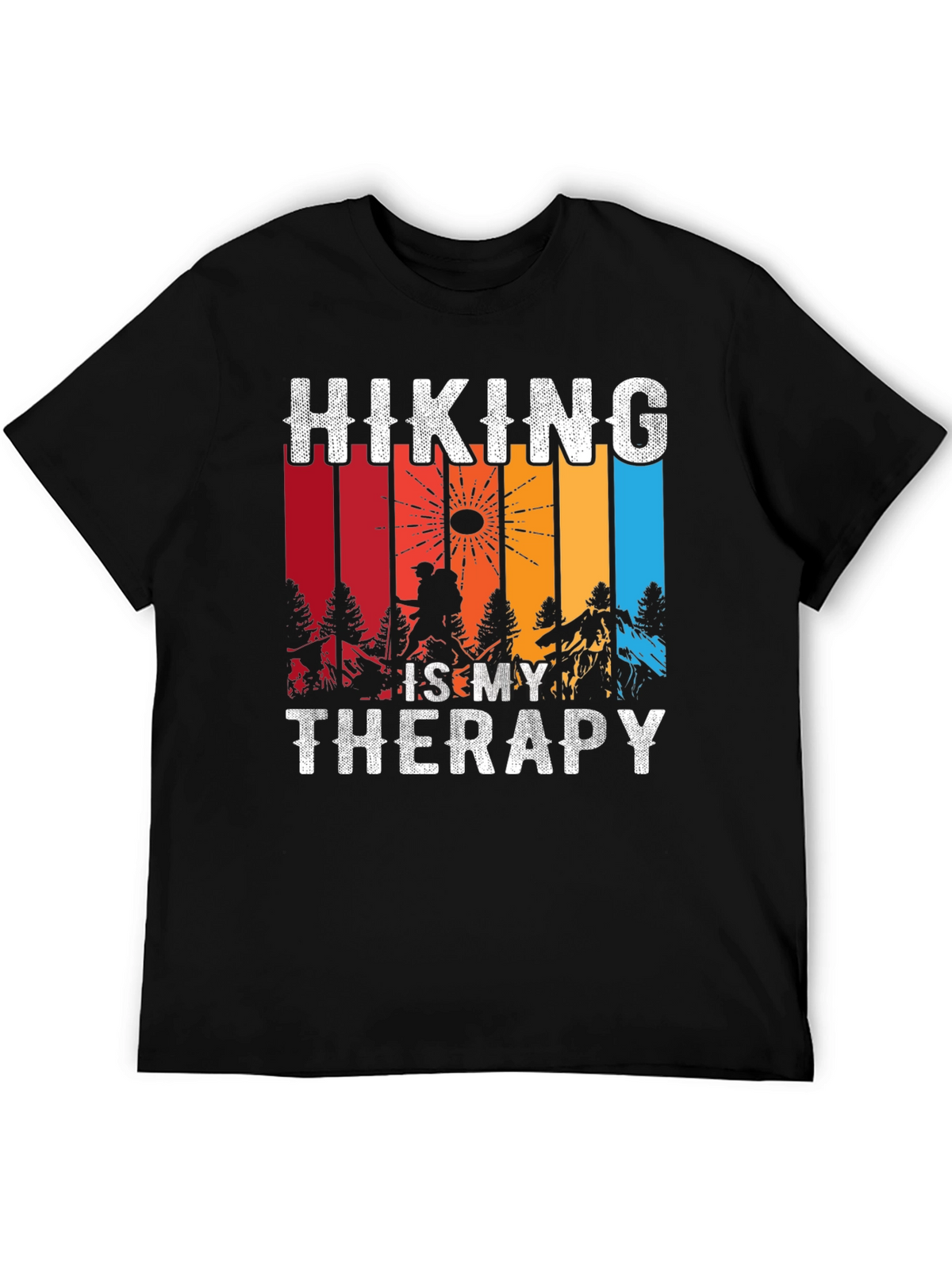 Hiking is My Therapy Graphic Tee
