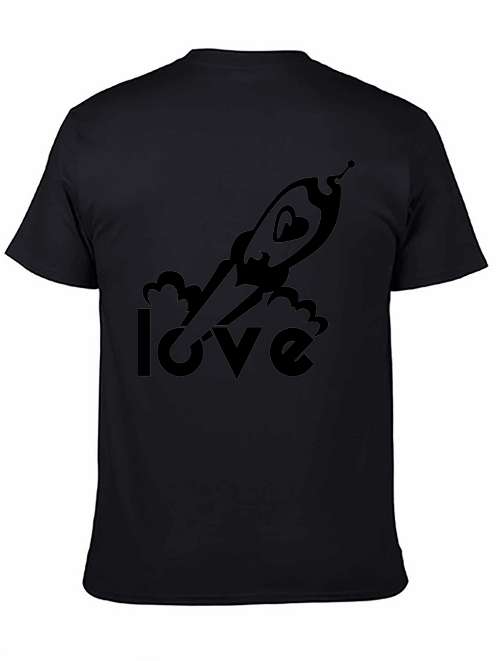 Love Rocket T-Shirt - Space Heart Graphic Tee
