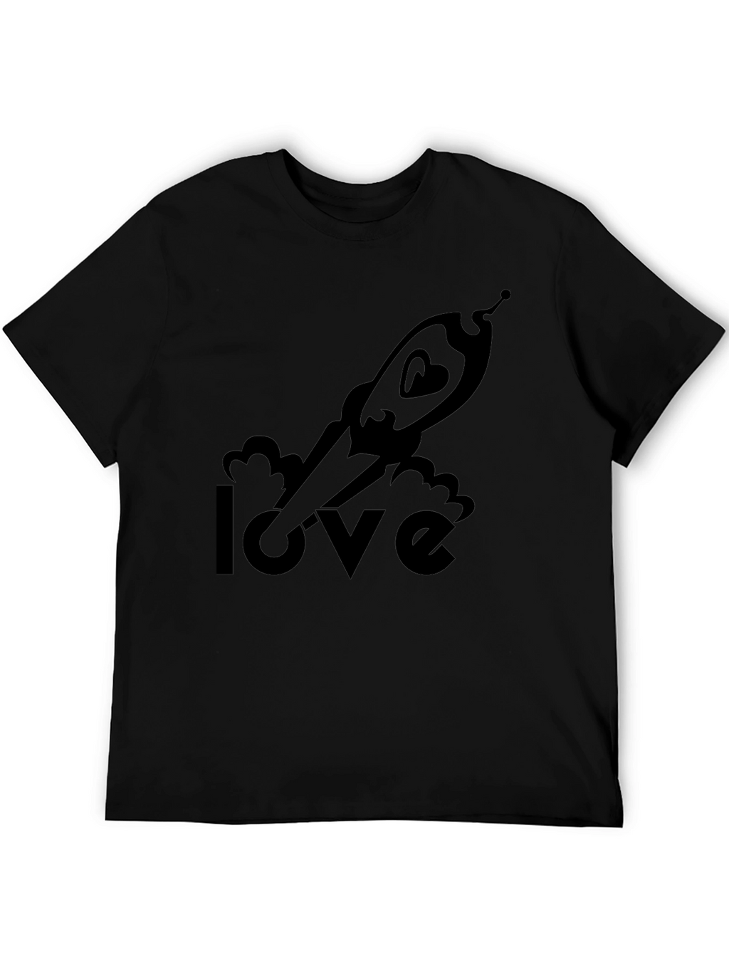 Love Rocket T-Shirt - Space Heart Graphic Tee