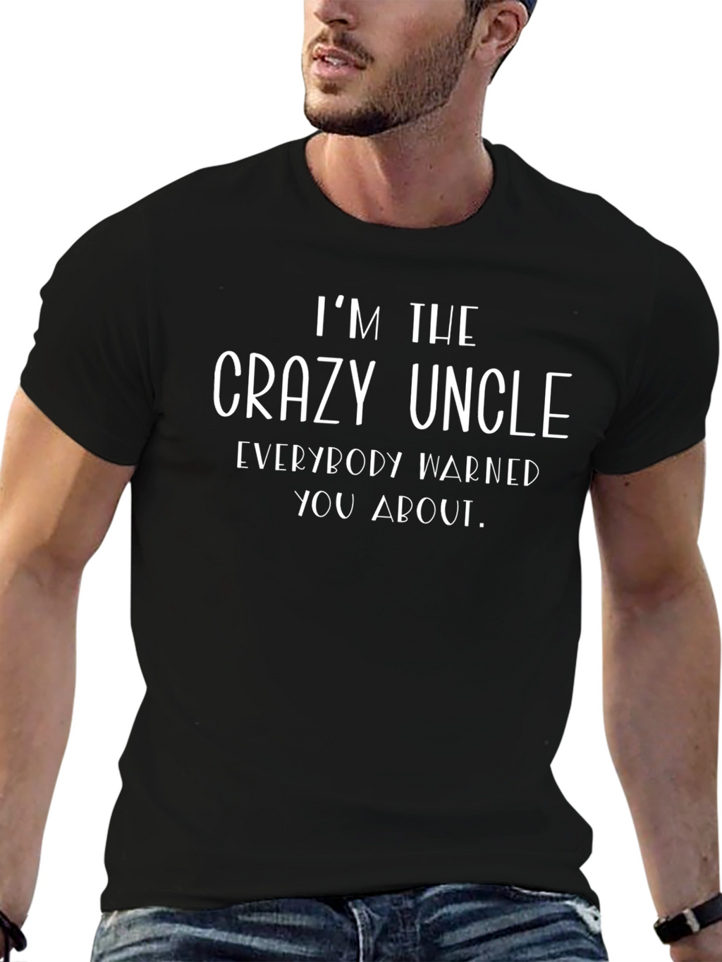 Crazy Uncle Graphic Tee - Fun Novelty T-Shirt
