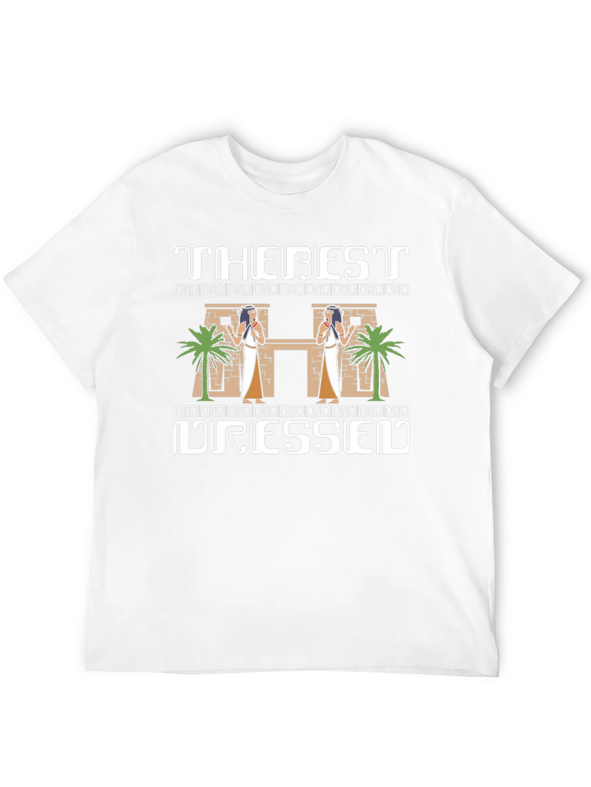The Best Dressed T-Shirt - Egyptian Theme Black Tee