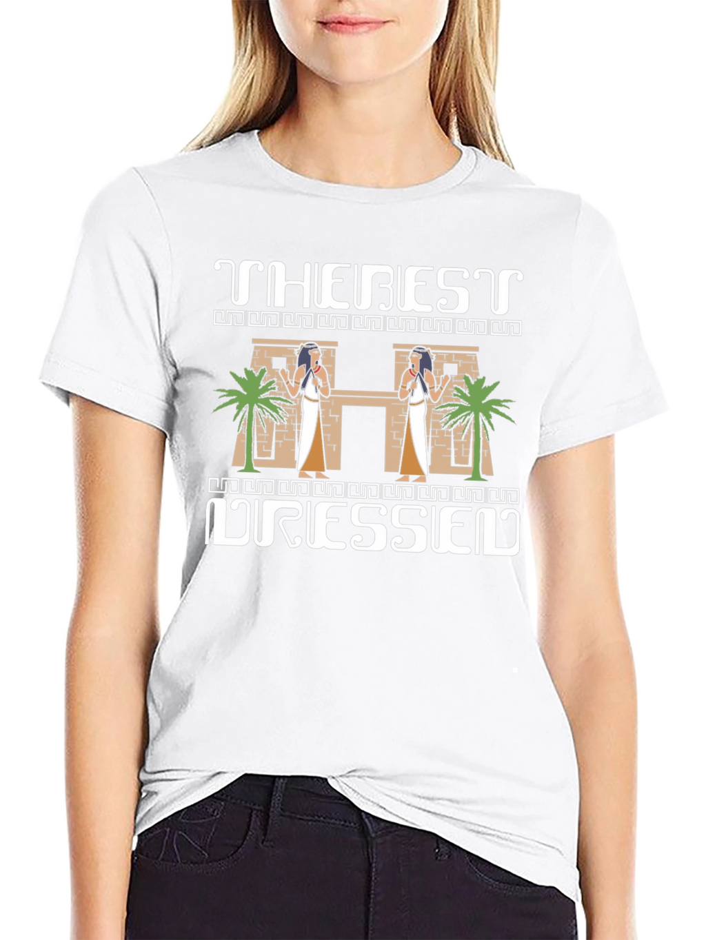 The Best Dressed T-Shirt - Egyptian Theme Black Tee