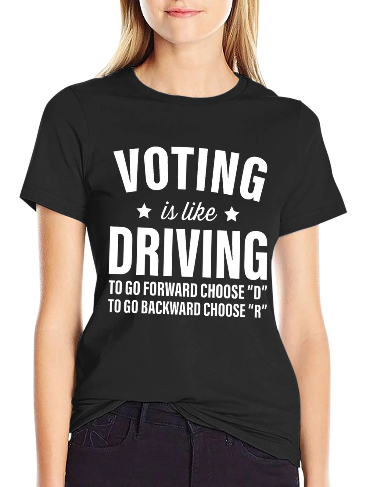 Vote Driving Black T-Shirt
