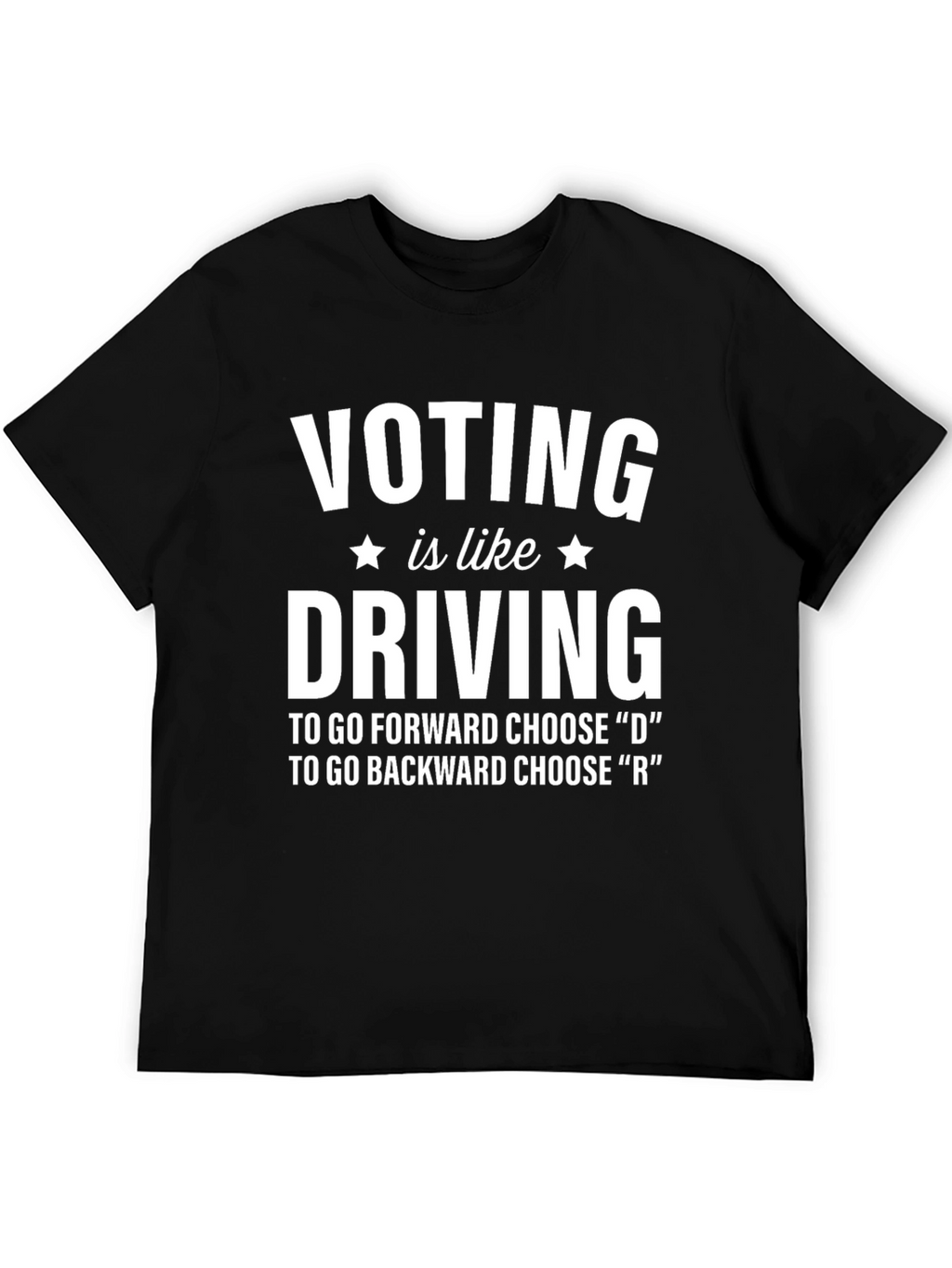 Vote Driving Black T-Shirt
