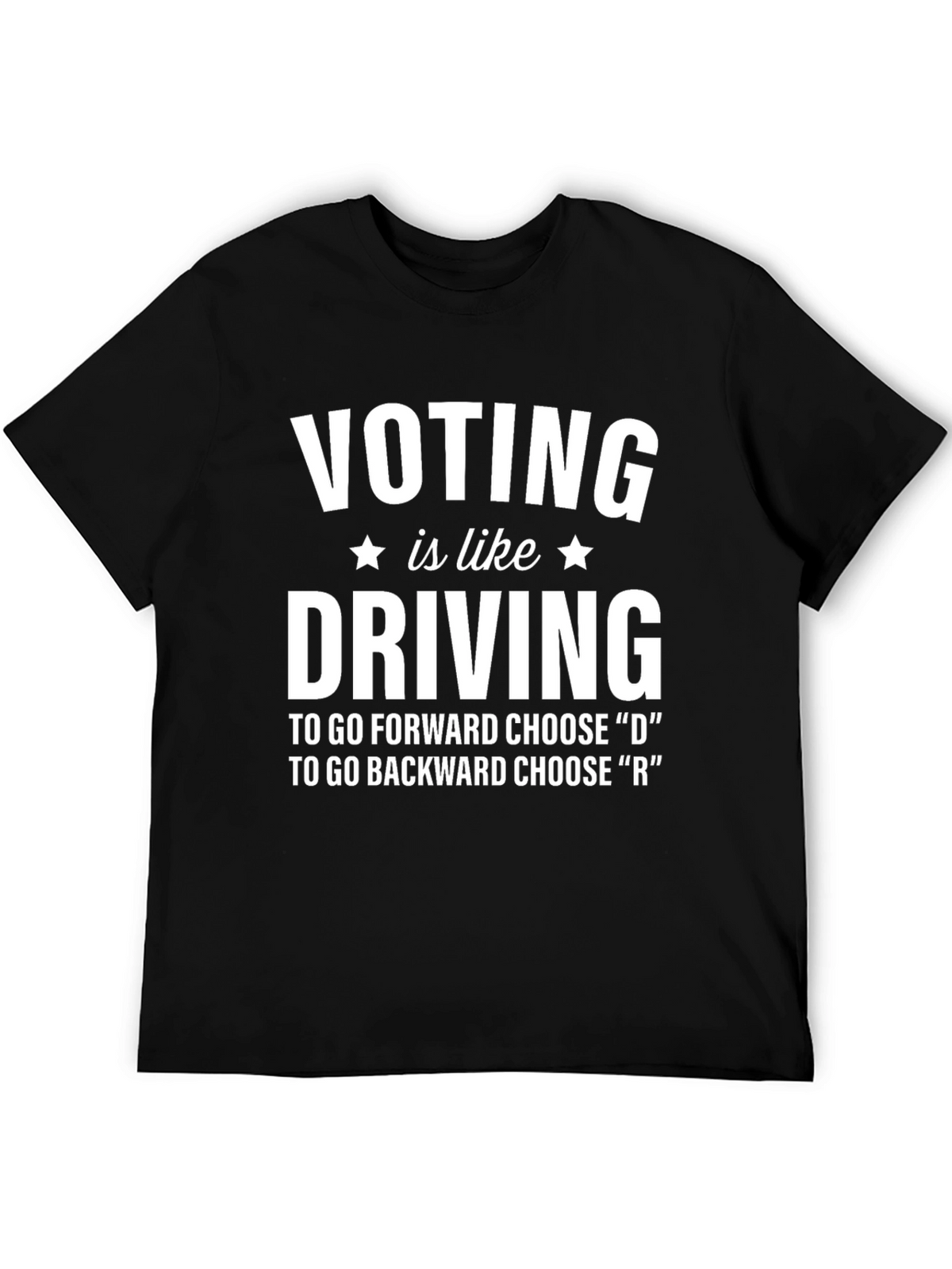 Vote Driving Black T-Shirt