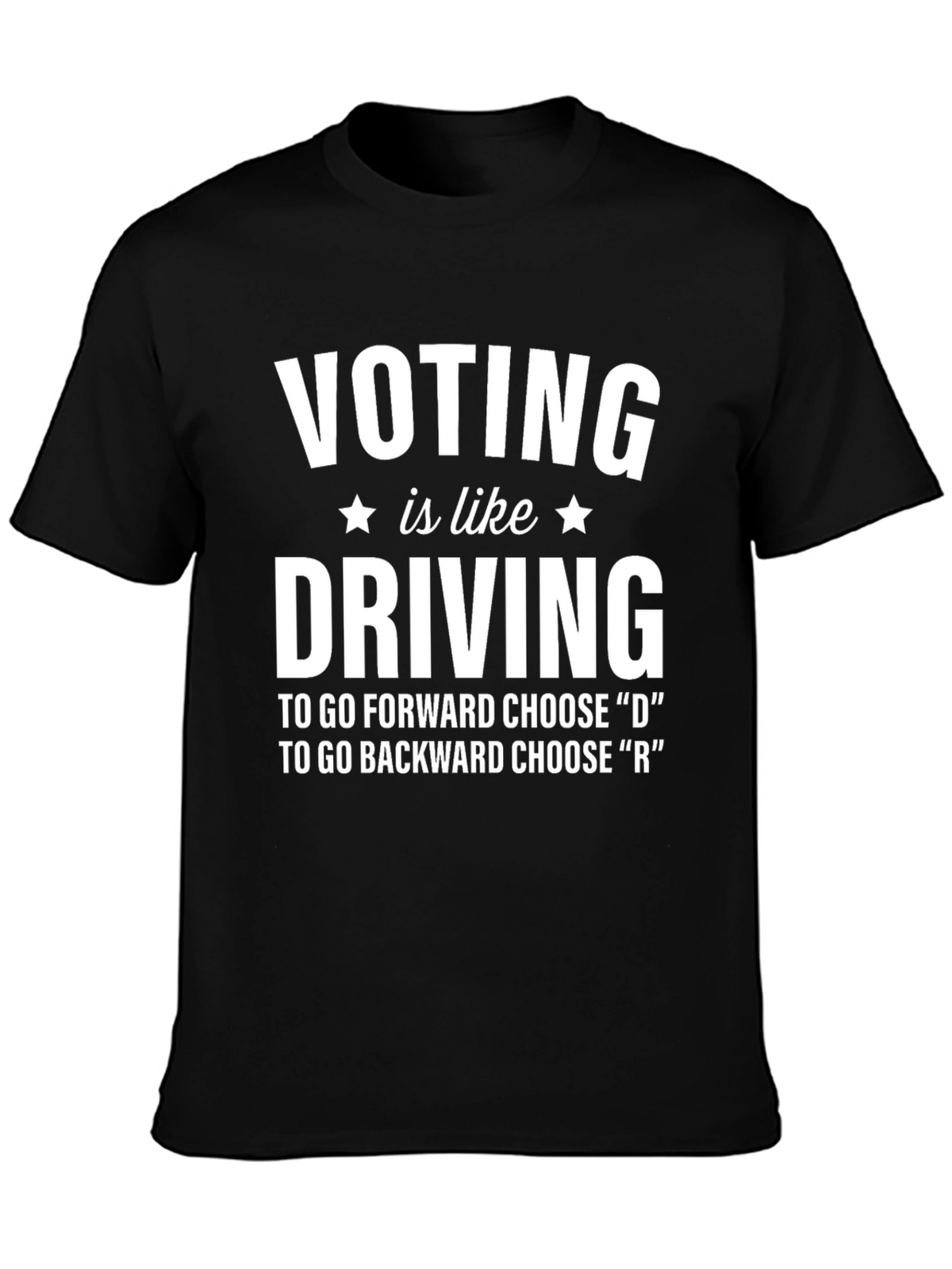 Vote Driving Black T-Shirt