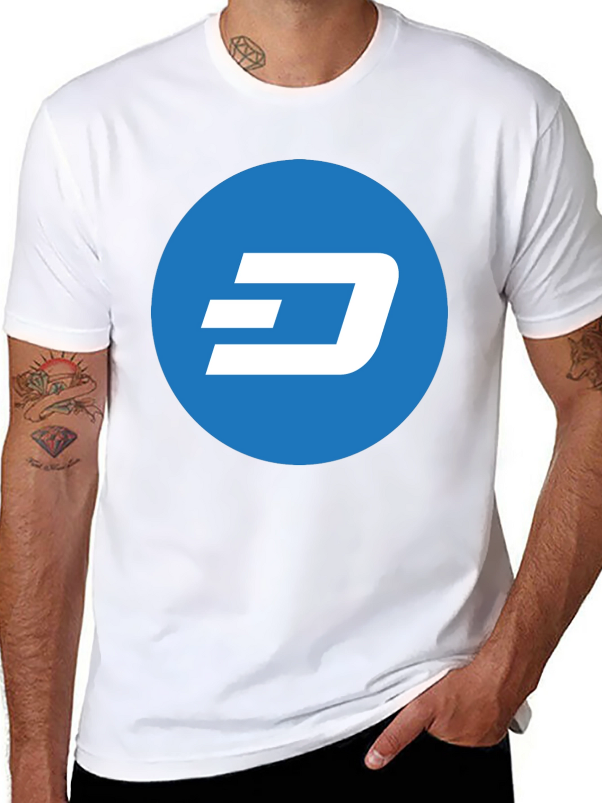 Dash Crypto Logo T-Shirt - Modern Style