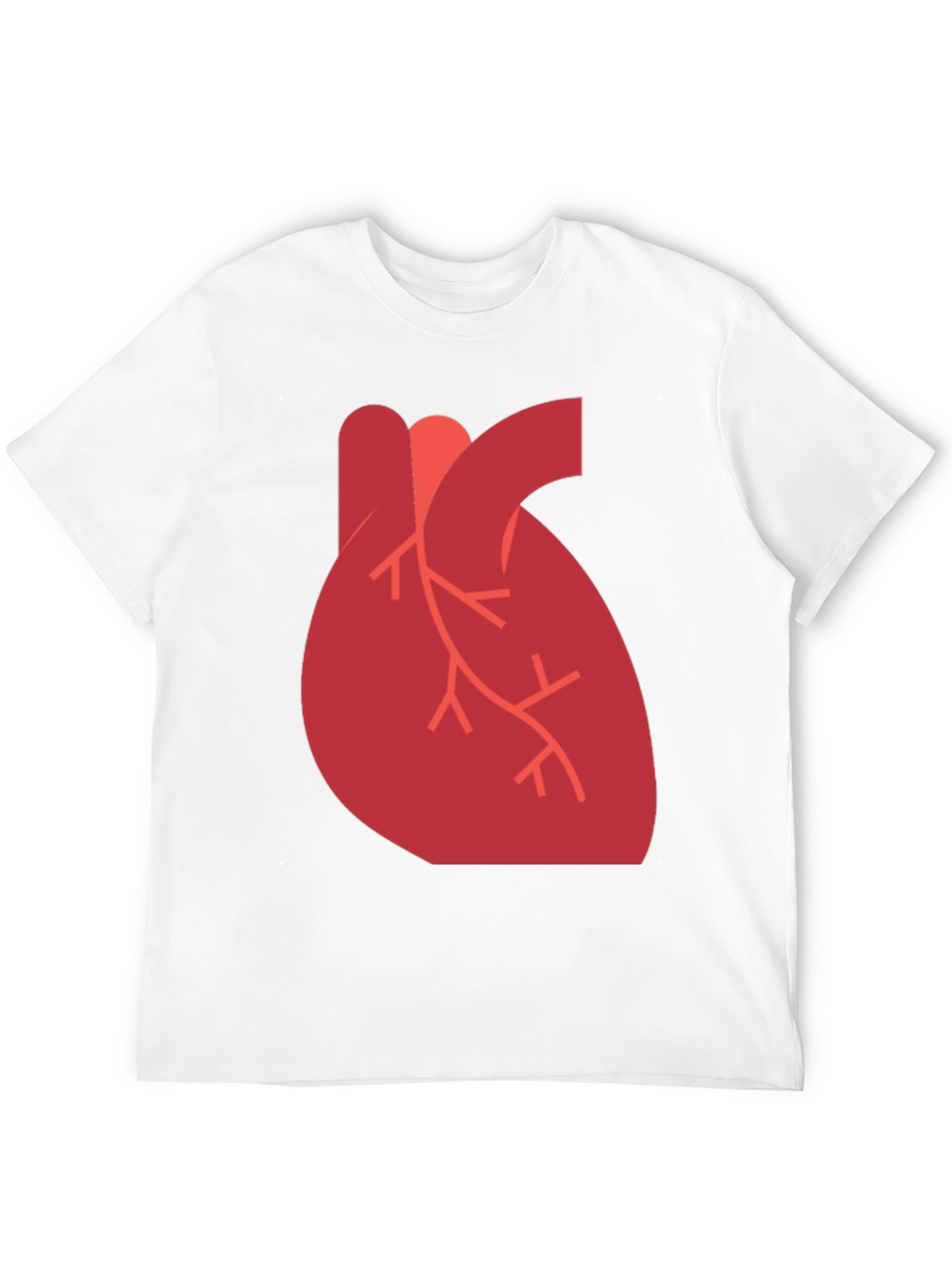 Anatomical Heart Graphic Black T-Shirt