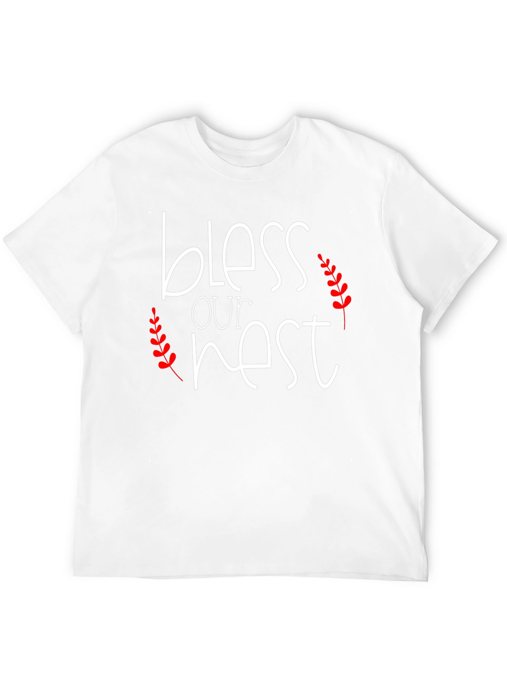 Bless Our Nest Graphic Tee - Black