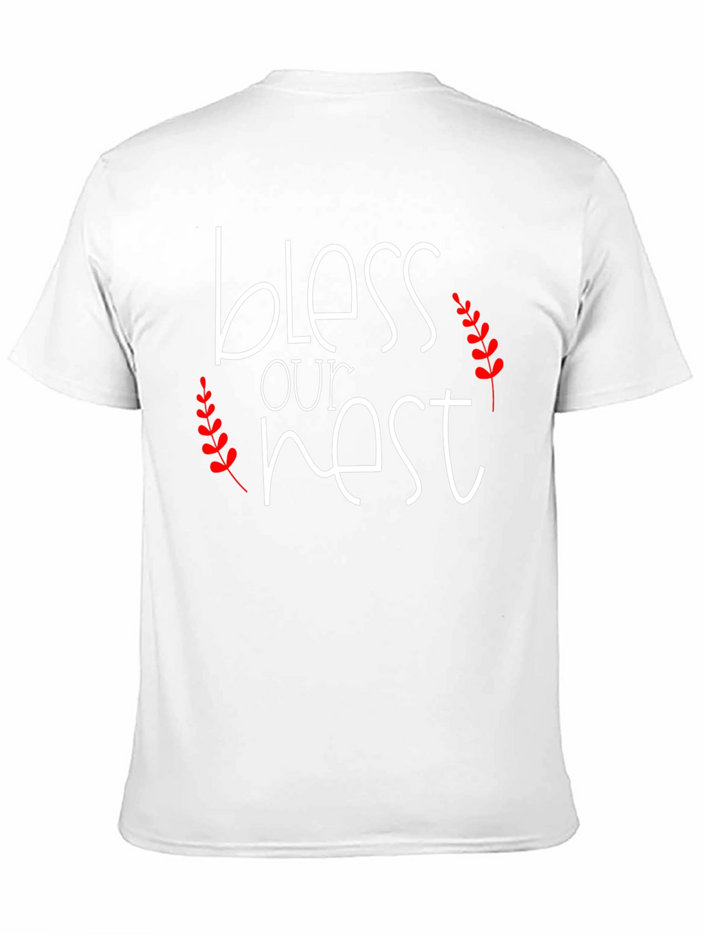 Bless Our Nest Graphic Tee - Black