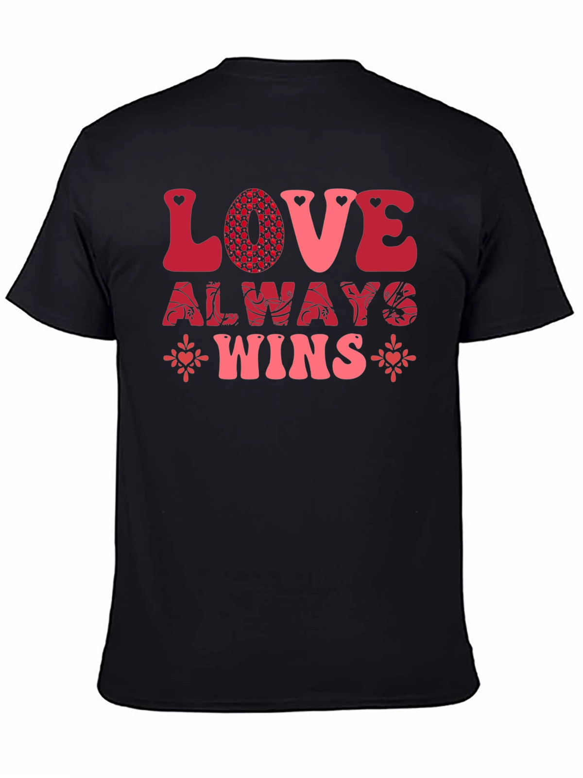 Love Always Wins Black Graphic Tee