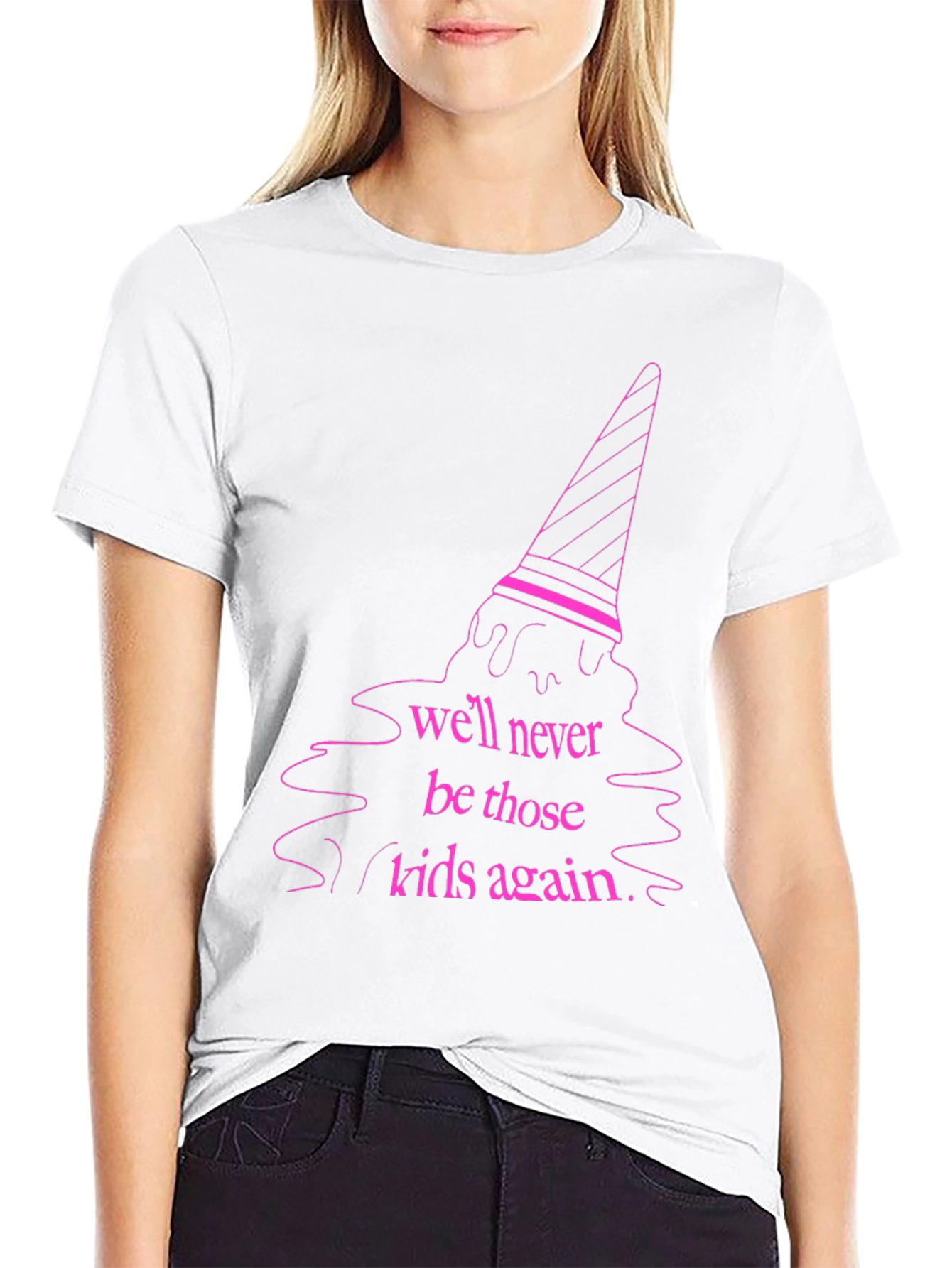 Pink Ice Cream Graphic Tee