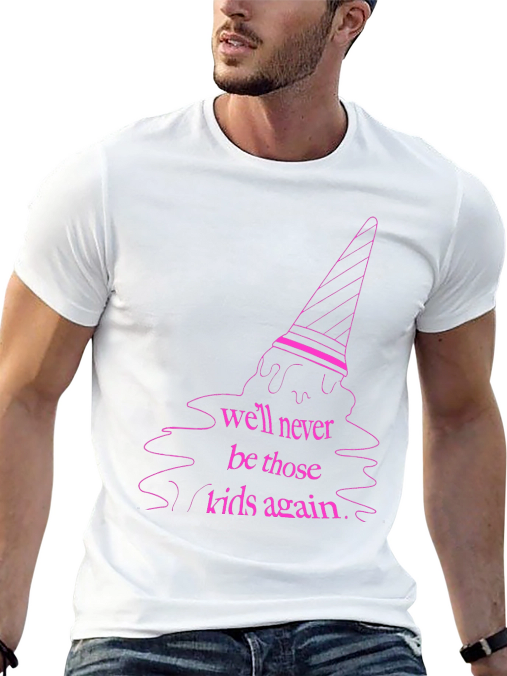 Pink Ice Cream Graphic Tee