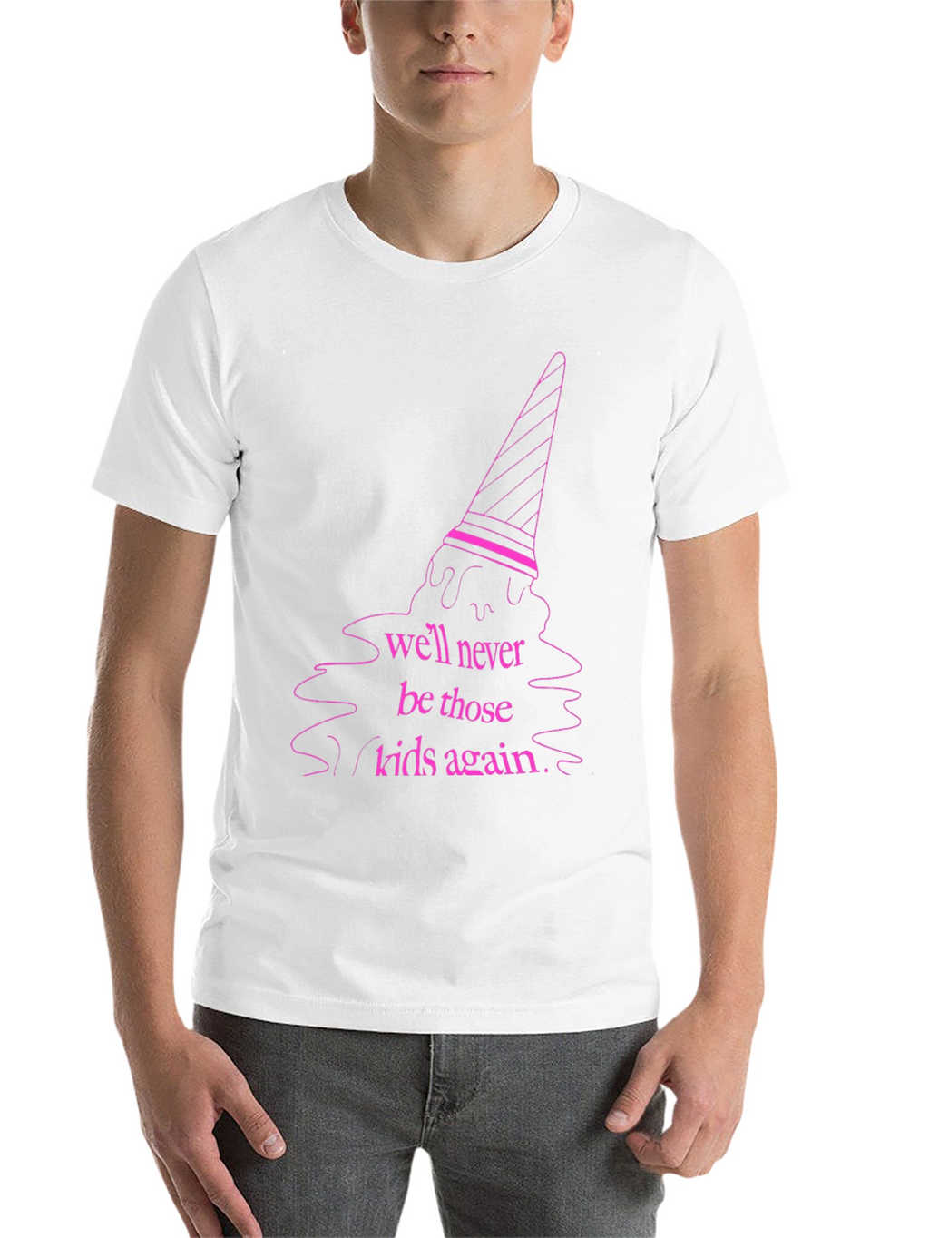 Pink Ice Cream Graphic Tee
