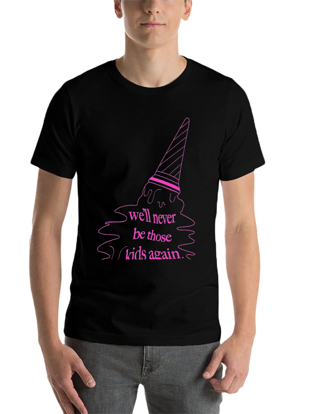 Pink Ice Cream Graphic Tee