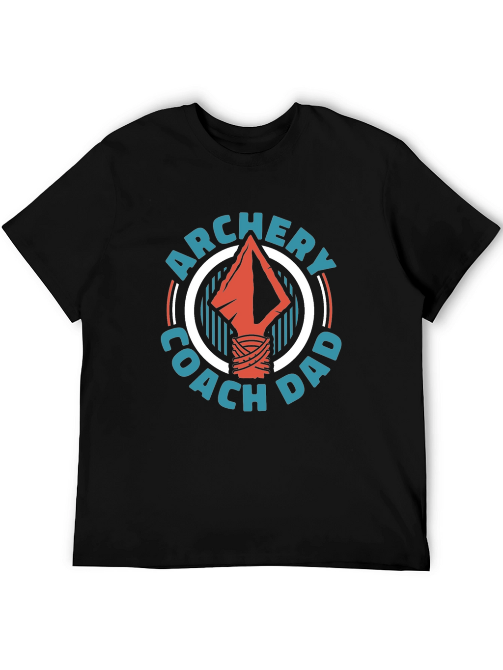 Archery Coach Dad T-Shirt - Fathers Day Gift