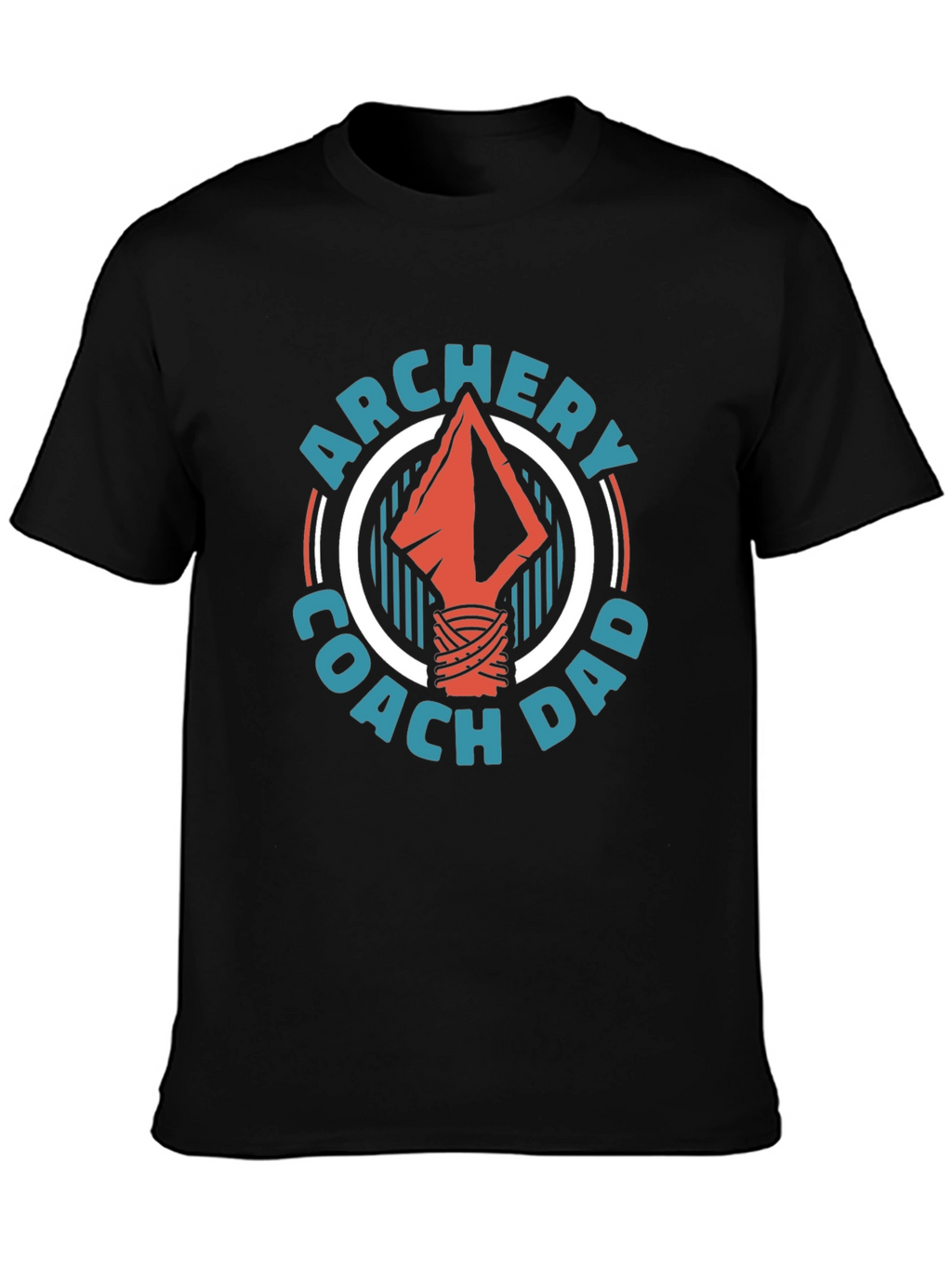 Archery Coach Dad T-Shirt - Fathers Day Gift