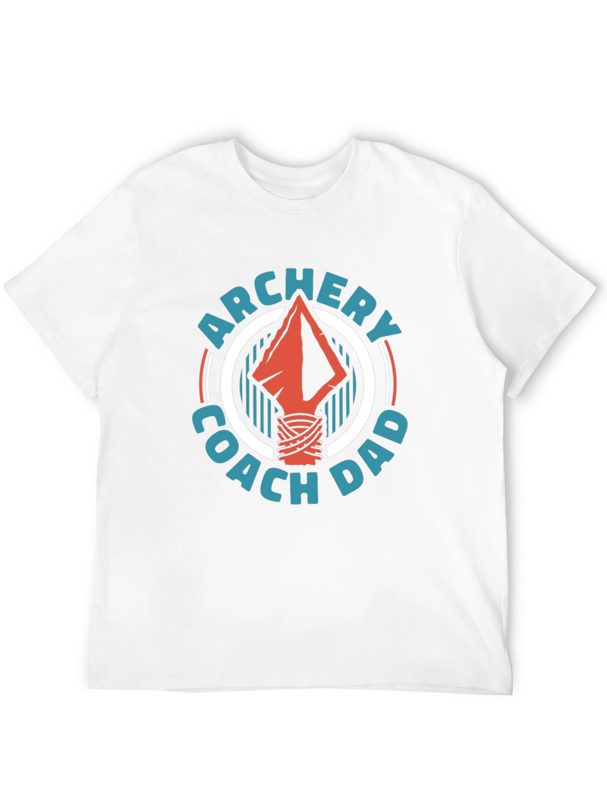Archery Coach Dad T-Shirt - Fathers Day Gift