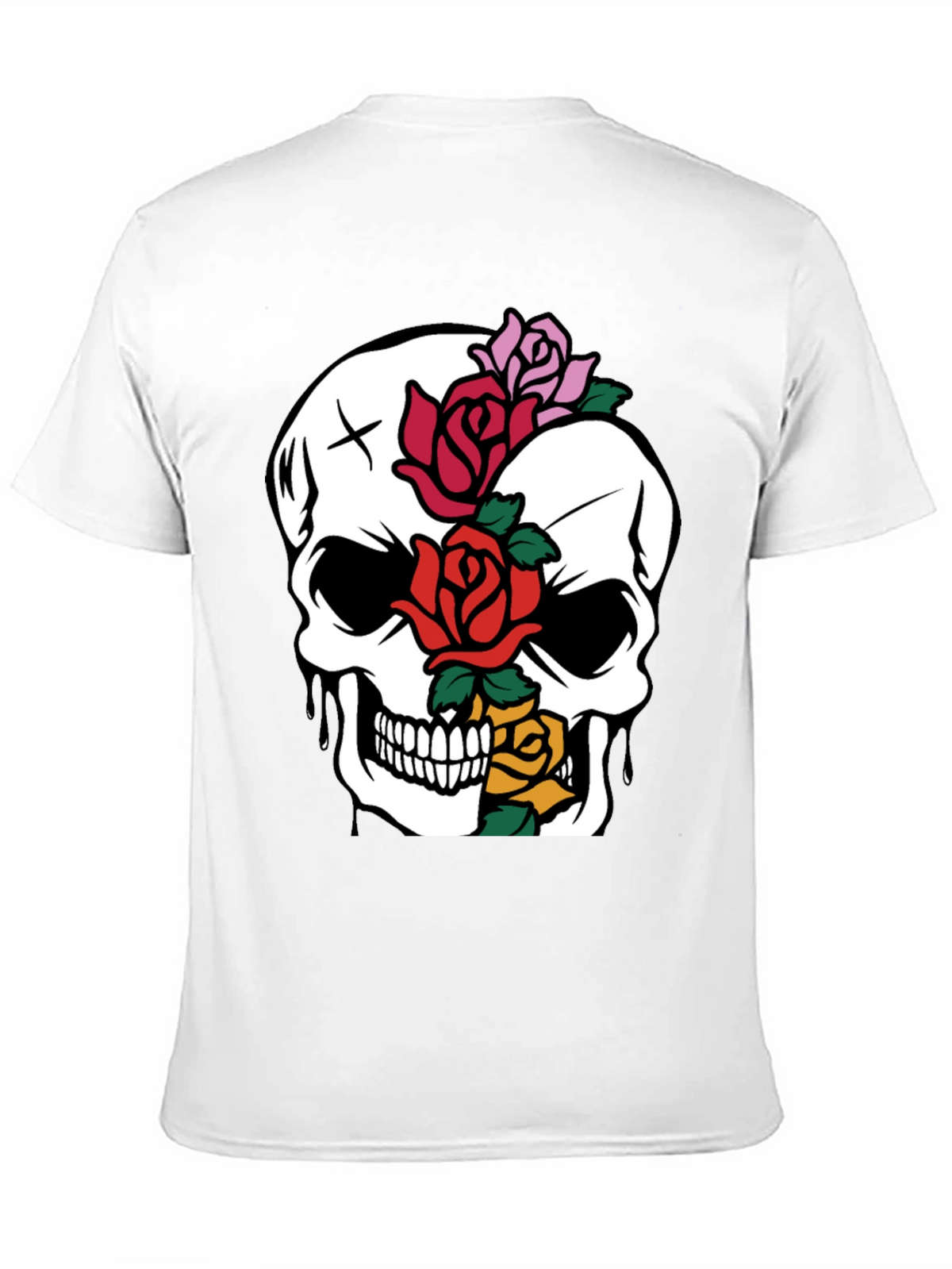 Skull & Roses Graphic Tee - Unique Style