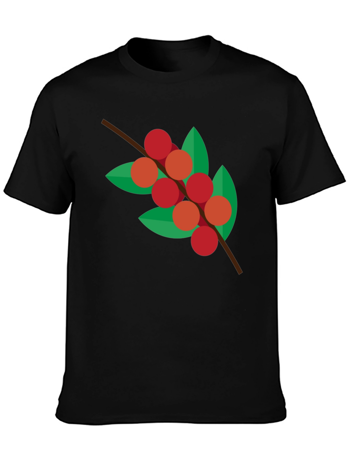 Geometric Coffee Cherry T-Shirt