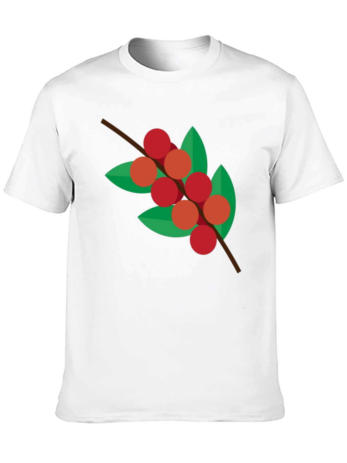 Geometric Coffee Cherry T-Shirt