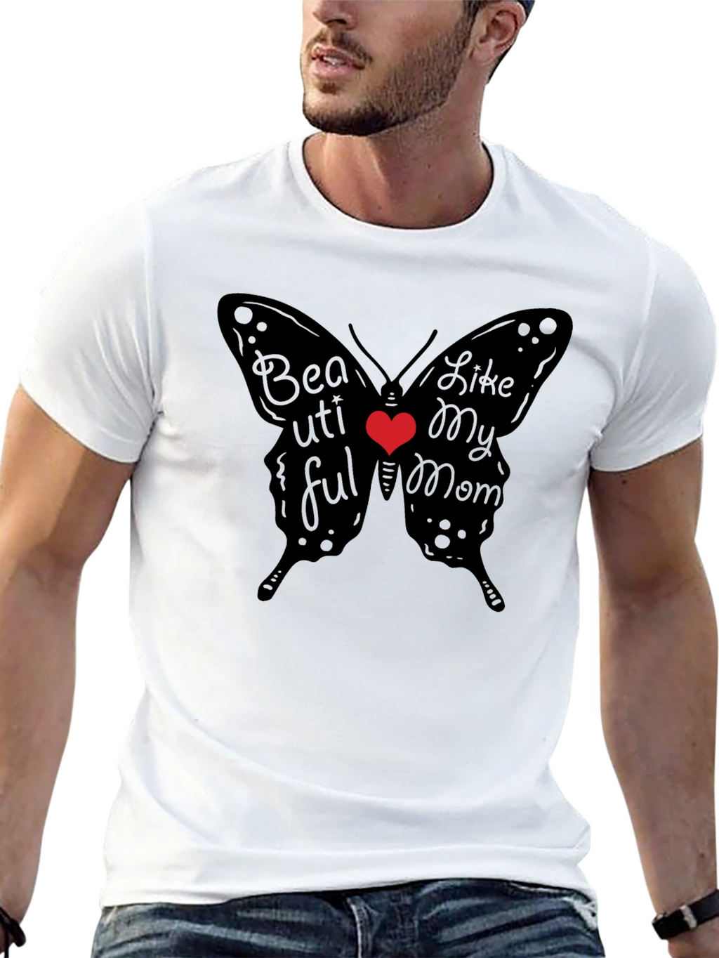 Beautiful Like My Mom Butterfly T-Shirt