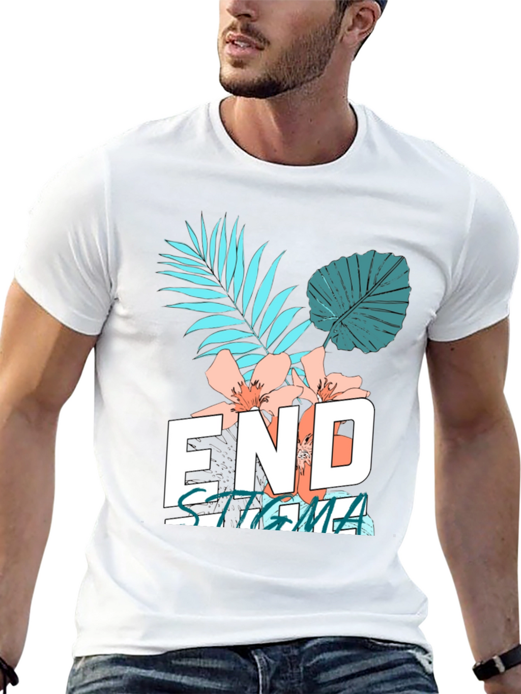 End Stigma Graphic Tee - Black