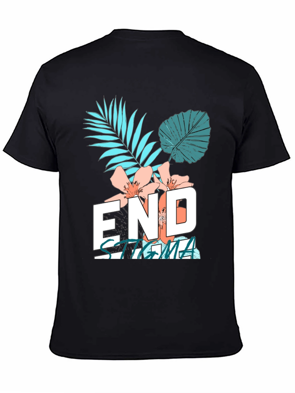 End Stigma Graphic Tee - Black